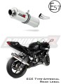 DOMINATOR homologált kerek kipufogó dob Kawasaki ZX6R 636 2009 - 2020 motorkerékpárhoz 5