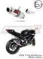 exhaust muffler DOMINATOR homologated road legal GP1 fits the motorcycle Kawasaki ZX6R 636 2009   2020 5