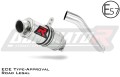 exhaust muffler DOMINATOR homologated road legal GP1 fits the motorcycle Kawasaki ZX6R 636 2003   2004 3