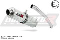 exhaust muffler DOMINATOR homologated road legal ROUND fits the motorcycle Yamaha YZF R6 1999   2002 3