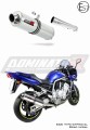 exhaust muffler DOMINATOR homologated road legal ROUND fits the motorcycle Yamaha FZS FAZER 1000 2001   2005 5