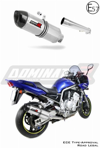 exhaust muffler DOMINATOR homologated road legal HP1 fits the motorcycle Yamaha FZS FAZER 1000 2001   2005 5