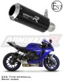 wydech tłumik DOMINATOR Homologowany GP CZARNY pasujący do motocykla Yamaha YZF R1 1000 RN65 2020 - 2022 6