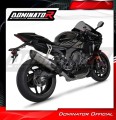 komplett DOMINATOR HP6 Titán Full System kipufogórendszer, amely illeszkedik a YZF R1 1000 RN65 2020 - 2024 motorkerékpárhoz 4