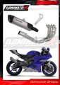 complete exhaust system with muffler DOMINATOR titanium Full System HP6 fits the motorcycle Yamaha YZF R6 2017   2023