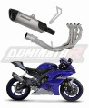 complete exhaust system with muffler DOMINATOR titanium Full System HP6 fits the motorcycle Yamaha YZF R6 2017   2023 5