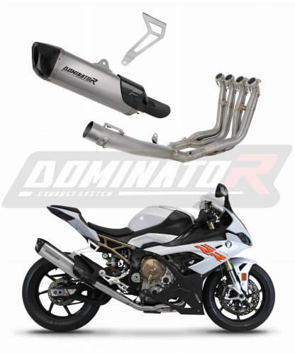 complete exhaust system with muffler DOMINATOR titanium Full System HP6 fits the motorcycle BMW S1000RR 2019   2026