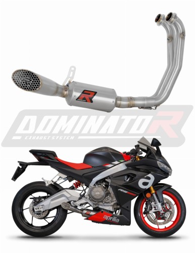 DOMINATOR Full System GP3 komplett kipufogórendszer dobbal Aprilia RS 660 2020 - 2024 motorkerékpárhoz 4