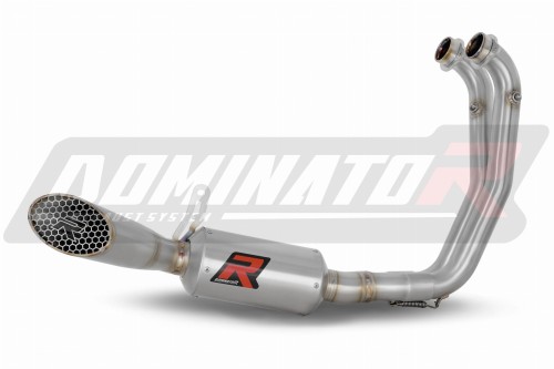 komplett kipufogórendszer DOMINATOR Full System GP3 hangtompítóval Aprilia Tuono 660 2021 - 2024 motorkerékpárhoz
