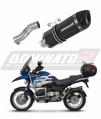 exhaust muffler DOMINATOR HP1 BLACK fits the motorcycle BMW R1150GS