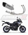 DOMINATOR teljes kipufogórendszer HP6 Titán dobbal, amely alkalmas a Yamaha Tracer 7 / GT 2020 - 2024 motorkerékpárhoz