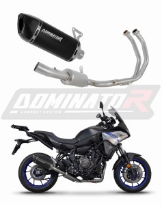 Yamaha Tracer 7 / GT 2020 - 2024 Full system Kipufogó leömlő HP6 BLACK dob + dB killer
