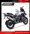 exhaust muffler DOMINATOR homologated road legal titanium P7 fits the motorcycle BMW R1200GS Adventure 2013   2018 3