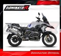 exhaust muffler DOMINATOR homologated road legal titanium P7 fits the motorcycle BMW R1200GS 2013   2018 5