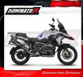 exhaust muffler DOMINATOR homologated road legal BLACK HP7 fits the motorcycle BMW R1250GS Adventure 2018   2020 5
