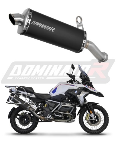 DOMINATOR Homologált FEKETE P7 kipufogó dob, amely illeszkedik a BMW R1250GS Adventure 2018 - 2020 motorkerékpárhoz