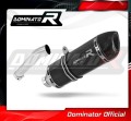 exhaust muffler DOMINATOR HP1 BLACK fits the motorcycle BMW F650GS 2000   2003