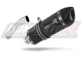 exhaust muffler DOMINATOR HP1 BLACK fits the motorcycle BMW F650GS 2000   2003 2