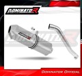 exhaust muffler DOMINATOR OVR fits the motorcycle HONDA XL 600 V TRANSALP 1987   2000 2