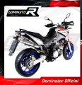 exhaust muffler DOMINATOR oval fits the motorcycle Aprilia Pegaso 650 Strada 2007   2010 3