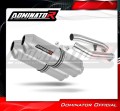 exhaust muffler DOMINATOR OVR fits the motorcycle Yamaha FJR 1300 2001   2005 2