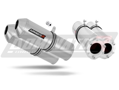 DOMINATOR OVR kipufogó hangtompító, amely illeszkedik a Suzuki GSXR 1300 Hayabusa 1999 - 2007 motorkerékpárhoz