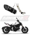 exhaust muffler DOMINATOR HP5 BLACK fits the motorcycle Ducati XDiavel S 2016   2021 6