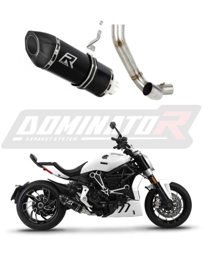 DOMINATOR HP5 FEKETE kipufogó dob Ducati XDiavel S 2016 - 2021 motorkerékpárhoz 6