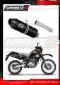 exhaust muffler DOMINATOR MX2 BLACK fits the motorcycle Suzuki DR 650 R / RU / S 1990   1995