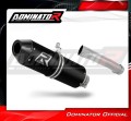 exhaust muffler DOMINATOR MX2 BLACK fits the motorcycle Suzuki DR 650 R / RU / S 1990   1995 2
