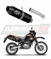exhaust muffler DOMINATOR MX2 BLACK fits the motorcycle Suzuki DR 650 R / RU / S 1990   1995 6
