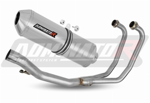complete exhaust system with muffler DOMINATOR Full System OVR fits the motorcycle Suzuki GS 500F 2004   2014