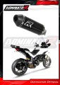 exhaust muffler DOMINATOR HP3 BLACK fits the motorcycle Ducati MTS MULTISTRADA 1200 2010   2014 2