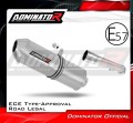 exhaust muffler DOMINATOR homologated road legal OVR fits the motorcycle Yamaha FZS FAZER 1000 2001   2005 2