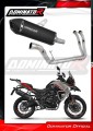 teljes DOMINATOR kipufogórendszer HP7 FEKETE dobbal, amely illeszkedik a Benelli TRK 702 / TRK 702X 2023 - 2024 motorkerékpárhoz