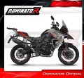 teljes DOMINATOR kipufogórendszer HP7 FEKETE dobbal, amely illeszkedik a Benelli TRK 702 / TRK 702X 2023 - 2024 motorkerékpárhoz 3
