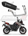 teljes DOMINATOR kipufogórendszer HP7 FEKETE dobbal, amely illeszkedik a Benelli TRK 702 / TRK 702X 2023 - 2024 motorkerékpárhoz 5