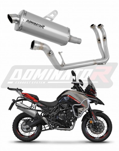 teljes kipufogórendszer DOMINATOR Full System Titán P7 dobbal, amely illeszkedik a Benelli TRK 702 / TRK 702X 2023 - 2024 motorkerékpárhoz 5