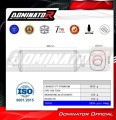 exhaust muffler DOMINATOR titanium P7 fits to Benelli TRK 702 / TRK 702X 2023  2024 4