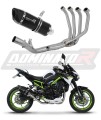 komplett DOMINATOR Full System HP6 FEKETE kipufogórendszer kipufogódobbal a Kawasaki Z 900 A2 2020 - 2024 motorkerékpárhoz