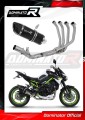 complete exhaust system with muffler DOMINATOR Full System HP6 BLACK fits the motorcycle Kawasaki Z 900 A2 2020   2024 2