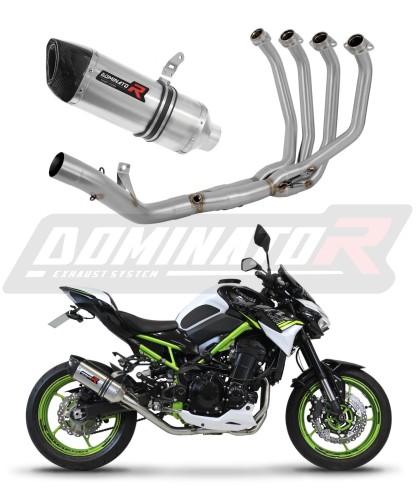 complete exhaust system with muffler DOMINATOR Full System HP6 fits the motorcycle Kawasaki Z 900 2017   2019