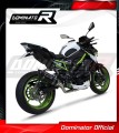 complete exhaust system with muffler DOMINATOR Full System HP6 BLACK fits the motorcycle Kawasaki Z 900 2017   2019 4
