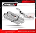 exhaust muffler DOMINATOR OVR fits the motorcycle Yamaha TDM 850 1996   2001 2