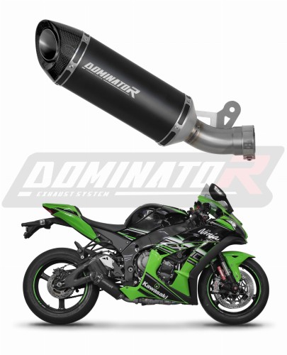 DOMINATOR HP8 FEKETE kipufogó dob Kawasaki ZX10R 2016 - 2020 motorkerékpárhoz