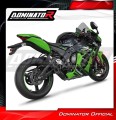 DOMINATOR HP8 FEKETE kipufogó dob Kawasaki ZX10R 2016 - 2020 motorkerékpárhoz 4