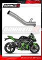 decat DOMINATOR középső dob Mid Pipe Kawasaki ZX10R motorkerékpárhoz 2016 - 2020 2