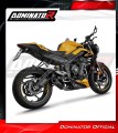 DOMINATOR teljes kipufogórendszer HP8 FEKETE kipufogódobbal a Triumph STREET TRIPLE 765 S / R / RS 2023 - 2024 motorkerékpárhoz