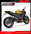 complete exhaust system with muffler DOMINATOR Full System titanium HP8 fits the motorcycle Triumph STREET TRIPLE 765 S / R / RS 2023   2024