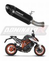 exhaust muffler DOMINATOR HP8 BLACK Low Level fits the motorcycle KTM 1290 SUPER Duke / R 2017   2019